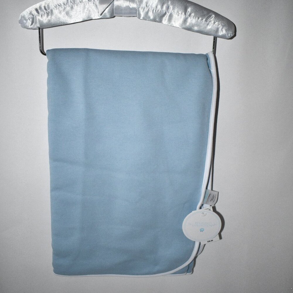 Edgehill Collection Baby Boy Solid Swaddle Blanket in Blue #EHA5070 NWT